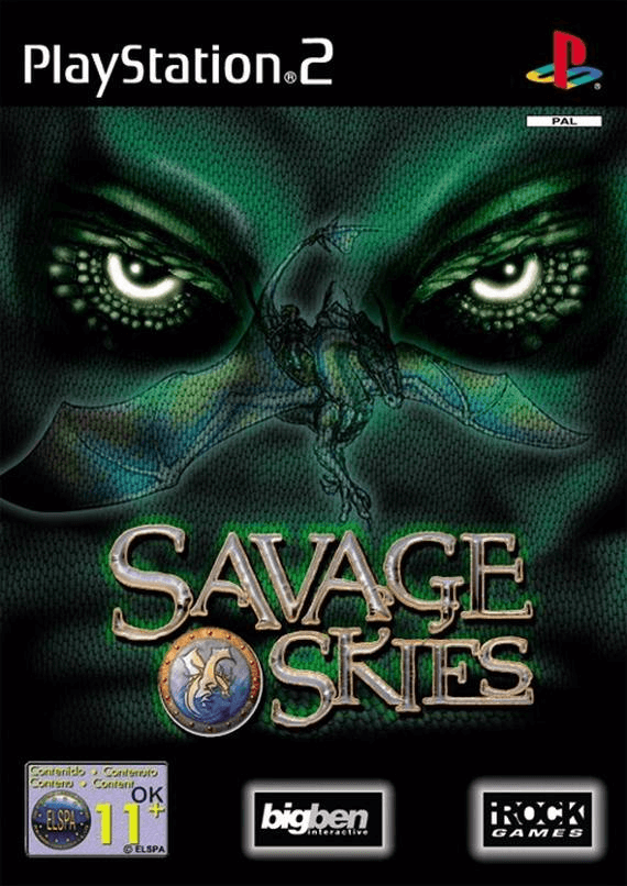 Savages Skies box art for Playstation 2